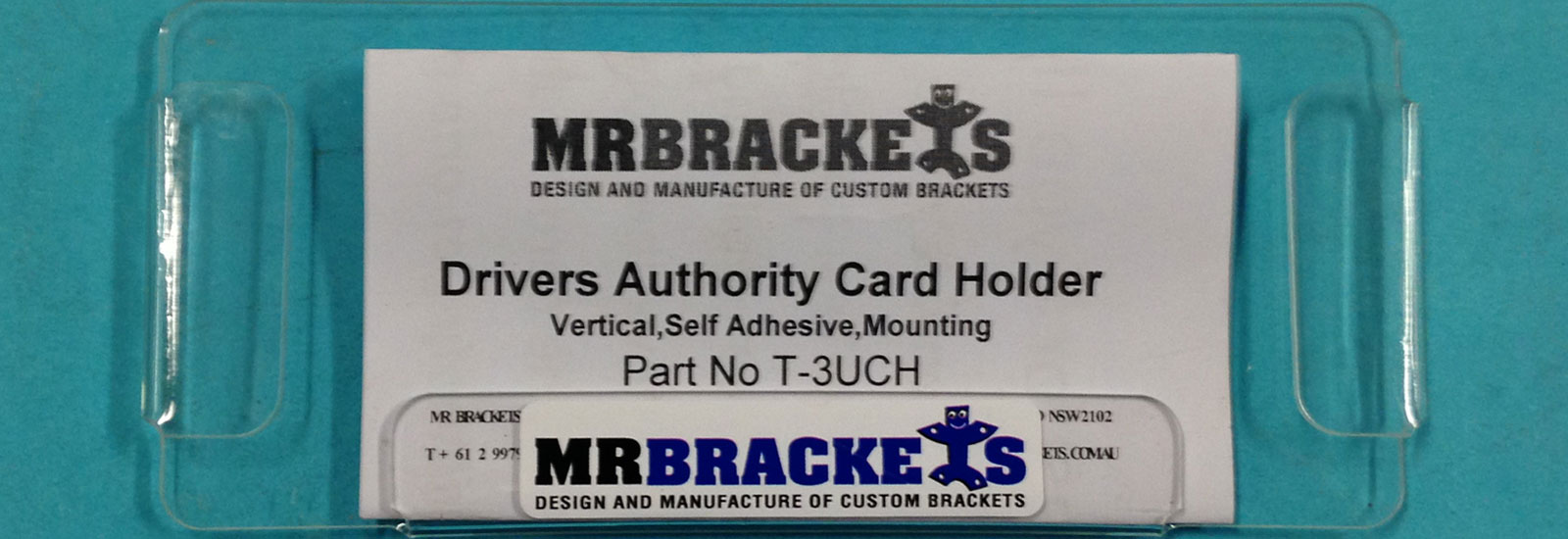 Windscreen Mounting Drivers Authority Card Holder